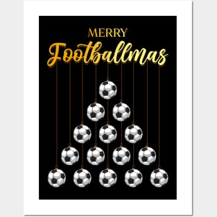 Football Christmas Posters and Art